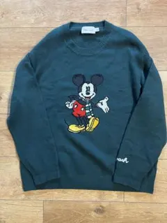 ディズニー×コーチ ミッキーマウスニットセーター　希少サイズXL 美品