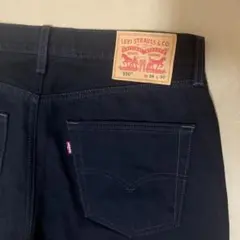 極美品　Levi's 550 後染め　ブラックデニム　W34 L30 リーバイスのサムネイル