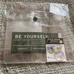 新品未使用　マスクポーチ クリア　透明　移動ポケット　amifa