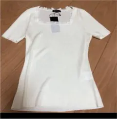 トップス 半袖　カットソー　白　23区