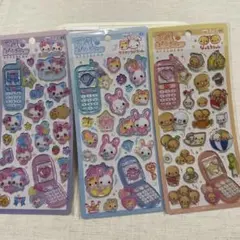 平成はっぴーフォン　シール　3枚セット