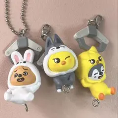 skzoo つまんでつなげてマスコット ハンクオッカ ポガリ ウルフチャン