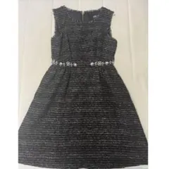 値下げJILL STUART ノースリーブドレス　S ブラック　オケージョンに