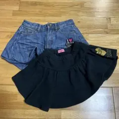 USED★シスタージェニィ★スカート&デニムパンツセット