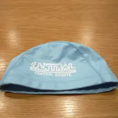 セントラルスポーツ　スイミングキャップ　水泳帽　水色　サイズL
