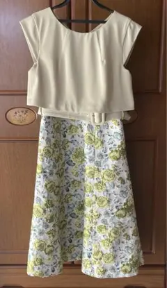 Jill Stuart コブラン　グリーンローズ　パーティーワンピース