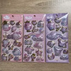 サンリオ　キラキラカプセルシール　セット