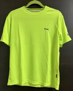 Tシャツ 蛍光イエロー FILA