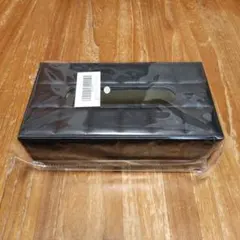 レザーティッシュケース ブラック