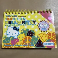 平成レトロ　HELLO KITTY メモ帳
