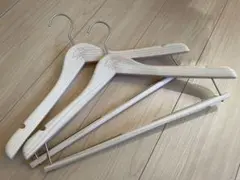 【studio CLIP】ヒノキジャケットハンガー ２本セット【美品】