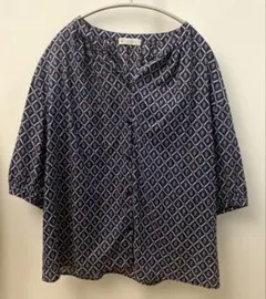 アフタヌーンティーワードローブ 半袖シャツ ブラウス 花柄 リバティ風