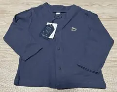 cottoli ネイビー　カーディガン　ベビー　木馬　紺色