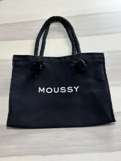 MOUSSY マウジー トートバッグ ブラック 大容量 レディース