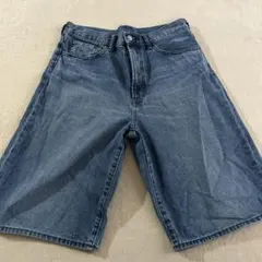 デニムショートパンツ ブルー