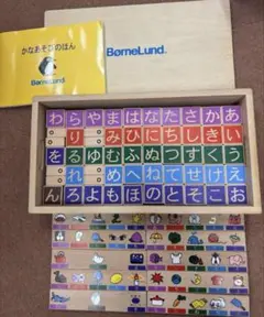 BorneLund ひらがな積み木ブロックセット