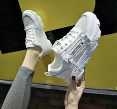 スニーカー インヒール ウォーキング 普段着 疲れない シューズ