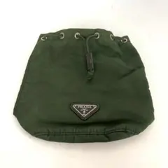 PRADA プラダ ポーチ 小物入れ グリーン レディース ブランド