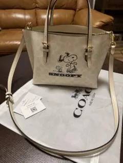 COACH スヌーピー ショルダーバッグ