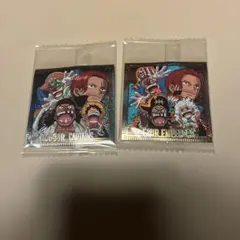 ワンピースウエハースシール四皇 ステッカー 2枚セットSEC