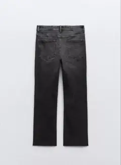 ZARA ダークグレー フレアパンツ