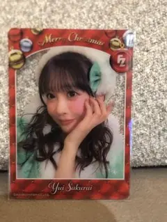 FRUITSZIPPER 櫻井優衣　クリスマス衣装　クリアトレカ1枚