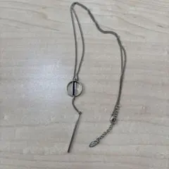 Reflectシンプルシルバーネックレス