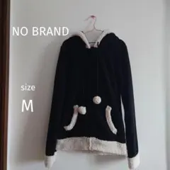 美品 フード付き フリースパーカー M