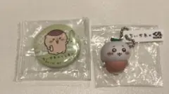 ちいかわ　フィギュアと缶バッチ　くら寿司