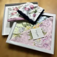 HANAÉ MORI 花柄ハンカチ3枚セット
