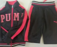PUMA ジャージセット 黒/赤