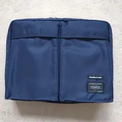 未使用級！PORTER✖︎ほぼ日手帳 PCケース ブリーフケース ネイビー B印 YOSHIDA×PORTER×HOBONICHI / PCケース Satellite - 文房具