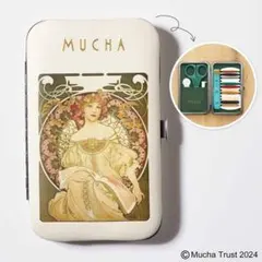 GLOW 付録　お裁縫キット入アートケース MUCHA 12月号特別付録