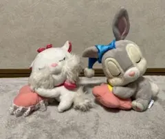 おしゃれキャット マリー バンビ とんすけ ぬいぐるみ 2体セット ディズニー