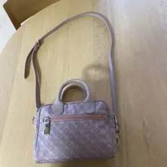 ゲラルディーニ　ソフティ 2wayハンドバッグ　ショルダーバッグ Ｇ金具　ピンク