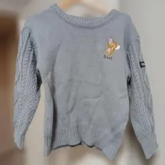 トムとジェリー　トレーナー Jerry刺繍付き