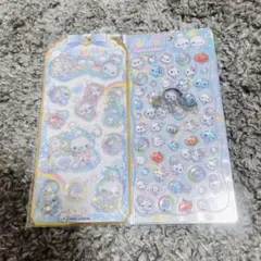 ぷくぷくあわわちゃん シール 2点セット