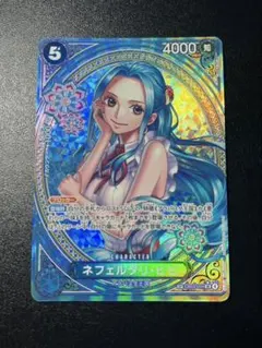 ワンピースカード 美品 ネフェルタリ・ビビ SR ヒロインベスト - メルカリ