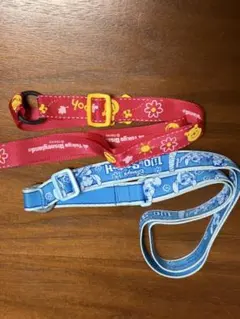 東京ディズニーリゾート　スティッチ、プーさんペットボトルホルダーストラップセット