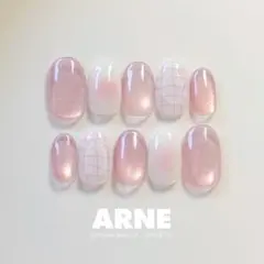 【No.362】ネイルチップ 韓国ネイル ぷるぷる 透明感 マグネット ぷっくり