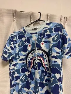 希少】エイプ 青 迷彩 Tシャツ - メルカリ