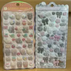 【正規品】コットンパフィ　クマ　ふわふわドロップ　ウサギ　2点セット【即日発送】のサムネイル