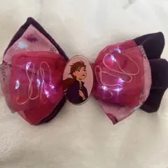 香港ディズニー　アナ雪　？　ヘアクリップ　カチューシャ　ヘアピン　リボン