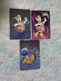 ディズニー デイジー プルート コレクションカード 香港ディズニー 20周年