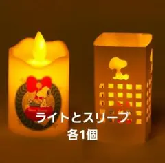 MonoMaster1月号付録　スヌーピーデザインのゆらゆらキャンドルライト