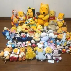 ディズニー　くまのプーさん　当時物　ぬいぐるみ　大量　まとめ売り