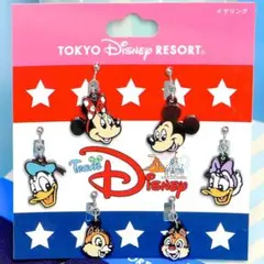 ☆ディズニーリゾート限定☆チームディズニー　キャラクター　イヤリングセット
