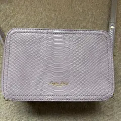 Legato Largo ショルダーバッグ パイソン柄 パープルのサムネイル