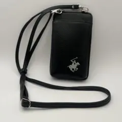 BEVERLY HILLS POLO CLUB スマホショルダーポーチ ブラックのサムネイル