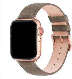 アップルウォッチバンド エレファントグレー+ローズゴールド 265L189